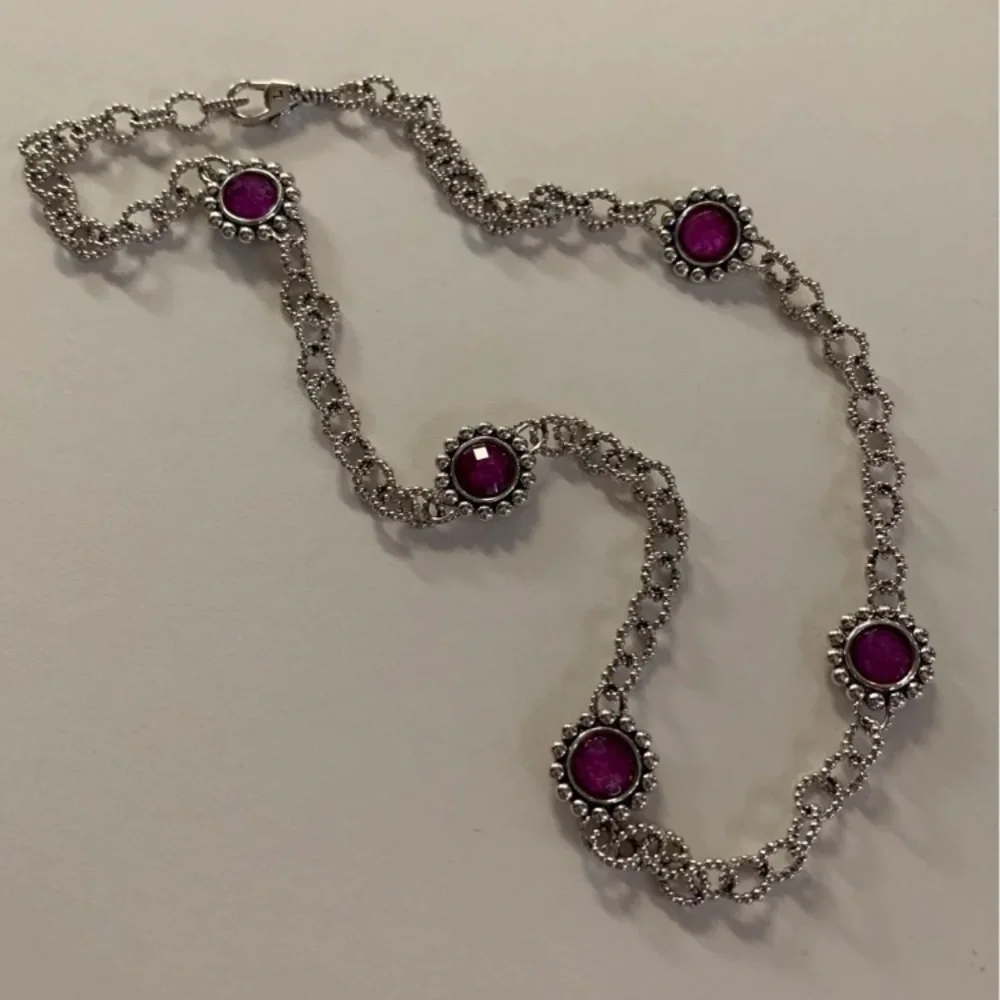 LAGOS 🎉HP🎉 Sterling Silver Maya Charoite Station Necklace